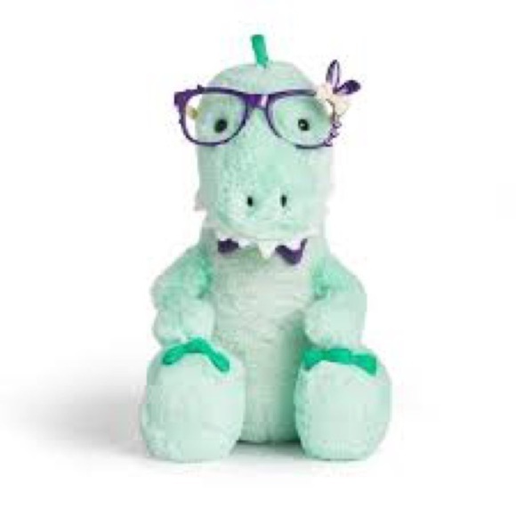 FAO Schwarz Sparkler T Rex W/ Removable Bunny Glasses 12” - Picture 3 of 11